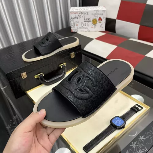 Wholesale Dolce &amp; Gabbana D&amp;G Slippers For Men #1329537 $52.00 USD, Wholesale Quality Replica Dolce &amp; Gabbana D&amp;G Slippers