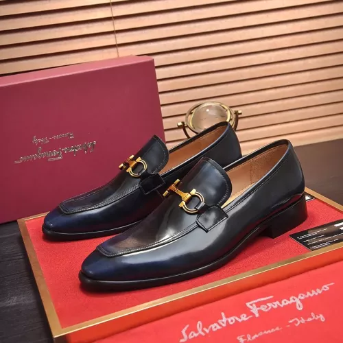 Wholesale Salvatore Ferragamo Leather Shoes For Men #1329547 $98.00 USD, Wholesale Quality Replica Salvatore Ferragamo Leather Shoes