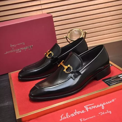 Wholesale Salvatore Ferragamo Leather Shoes For Men #1329548 $98.00 USD, Wholesale Quality Replica Salvatore Ferragamo Leather Shoes