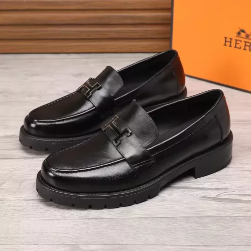 Wholesale Hermes Leather Shoes For Men #1329635 $96.00 USD, Wholesale Quality Replica Hermes Leather Shoes