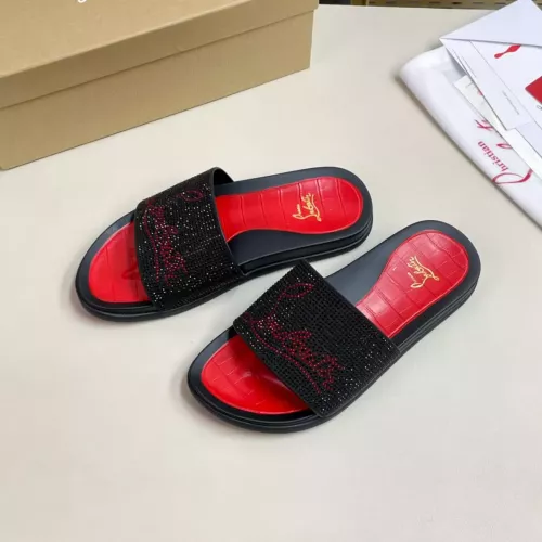 Wholesale Christian Louboutin CL Slippers For Men #1329700 $60.00 USD, Wholesale Quality Replica Christian Louboutin CL Slippers