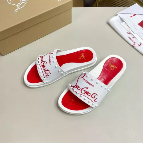 Wholesale Christian Louboutin CL Slippers For Men #1329702 $60.00 USD, Wholesale Quality Replica Christian Louboutin CL Slippers