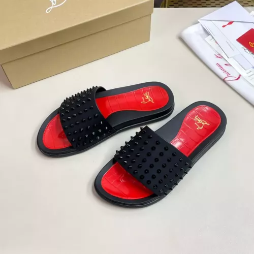 Wholesale Christian Louboutin CL Slippers For Men #1329707 $60.00 USD, Wholesale Quality Replica Christian Louboutin CL Slippers