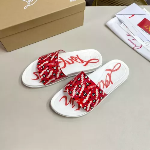 Wholesale Christian Louboutin CL Slippers For Men #1329712 $52.00 USD, Wholesale Quality Replica Christian Louboutin CL Slippers