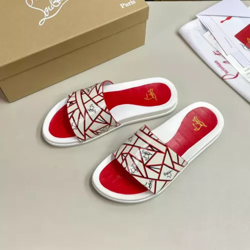 Wholesale Christian Louboutin CL Slippers For Men #1329716 $52.00 USD, Wholesale Quality Replica Christian Louboutin CL Slippers