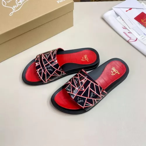 Wholesale Christian Louboutin CL Slippers For Men #1329717 $52.00 USD, Wholesale Quality Replica Christian Louboutin CL Slippers