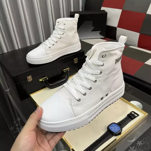 Wholesale Dsquared High Tops Shoes For Men #1329749 $82.00 USD, Wholesale Quality Replica Dsquared High Tops Shoes