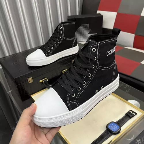 Wholesale Dsquared High Tops Shoes For Men #1329752 $82.00 USD, Wholesale Quality Replica Dsquared High Tops Shoes