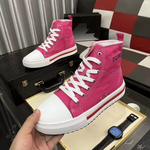 Wholesale Dsquared High Tops Shoes For Men #1329772 $82.00 USD, Wholesale Quality Replica Dsquared High Tops Shoes