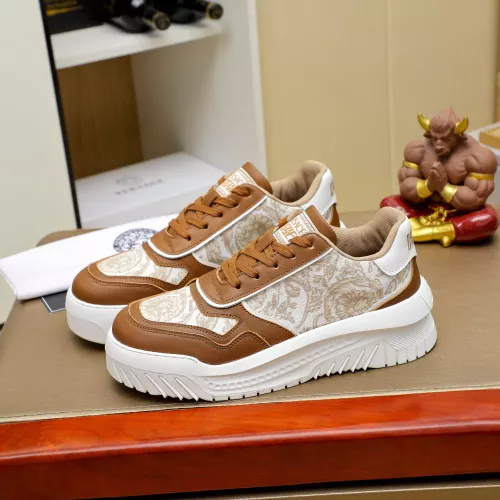 Wholesale Versace Casual Shoes For Men #1329797 $88.00 USD, Wholesale Quality Replica Versace Casual Shoes