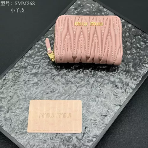 Wholesale MIU MIU Card Case For Women #1329824 $38.00 USD, Wholesale Quality Replica MIU MIU Wallets