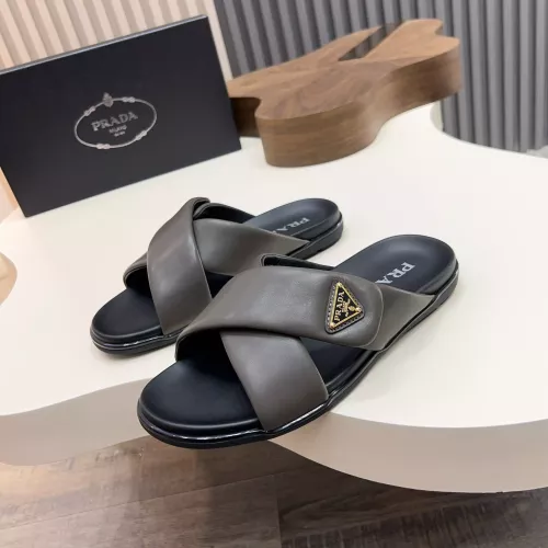 Wholesale Prada Slippers For Men #1329862 $98.00 USD, Wholesale Quality Replica Prada Slippers