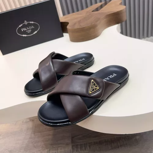 Wholesale Prada Slippers For Men #1329863 $98.00 USD, Wholesale Quality Replica Prada Slippers