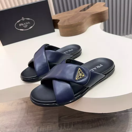 Wholesale Prada Slippers For Men #1329864 $98.00 USD, Wholesale Quality Replica Prada Slippers