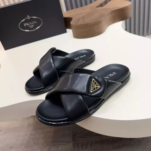 Wholesale Prada Slippers For Men #1329865 $98.00 USD, Wholesale Quality Replica Prada Slippers