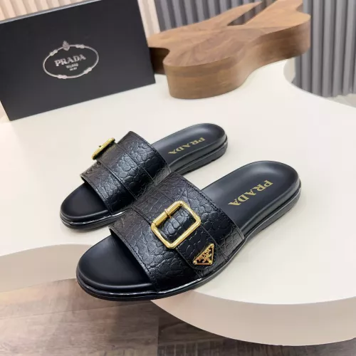 Wholesale Prada Slippers For Men #1329867 $98.00 USD, Wholesale Quality Replica Prada Slippers