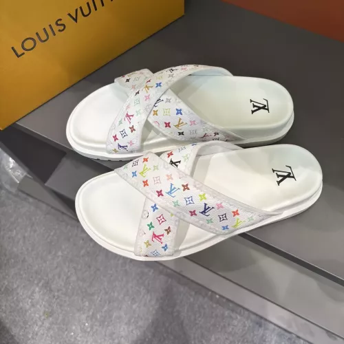 Wholesale Louis Vuitton Slippers For Men #1330004 $60.00 USD, Wholesale Quality Replica Louis Vuitton Slippers