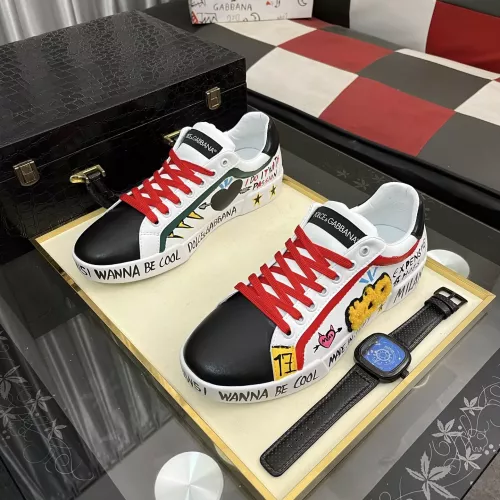 Wholesale Dolce &amp; Gabbana D&amp;G Casual Shoes For Women #1330043 $88.00 USD, Wholesale Quality Replica Dolce &amp; Gabbana D&amp;G Casual Shoes