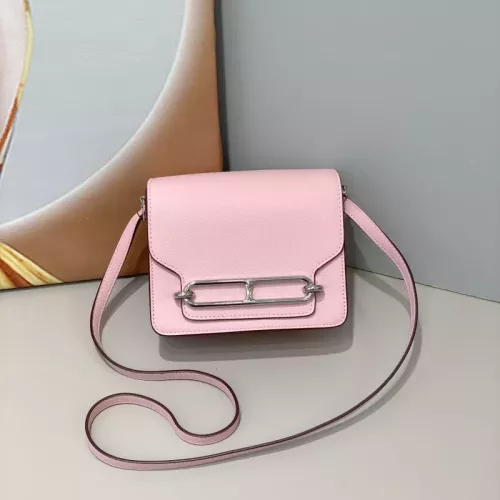 Wholesale Hermes AAA Quality Messenger Bags In Silver For Women #1330168 $72.00 USD, Wholesale Quality Replica Hermes AAA Quality Messenger Bags