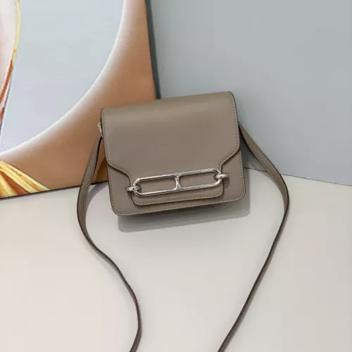 Wholesale Hermes AAA Quality Messenger Bags In Silver For Women #1330180 $72.00 USD, Wholesale Quality Replica Hermes AAA Quality Messenger Bags