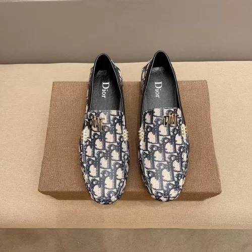 Wholesale Christian Dior Leather Shoes For Men #1330245 $72.00 USD, Wholesale Quality Replica Christian Dior Leather Shoes