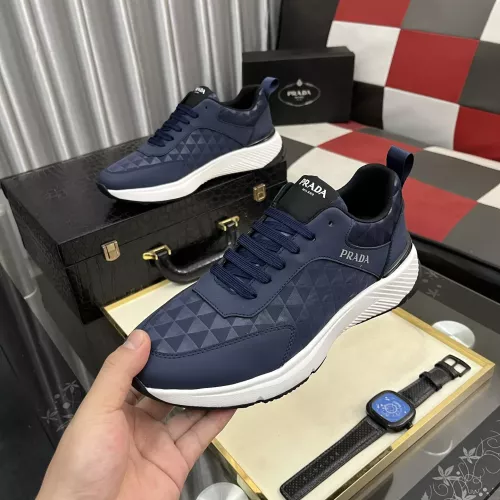 Wholesale Prada Casual Shoes For Men #1330307 $85.00 USD, Wholesale Quality Replica Prada Casual Shoes