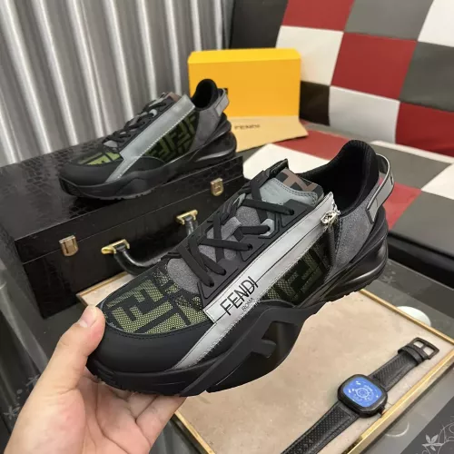 Wholesale Fendi Casual Shoes For Men #1330339 $98.00 USD, Wholesale Quality Replica Fendi Casual Shoes