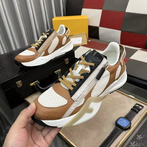 Wholesale Fendi Casual Shoes For Men #1330345 $98.00 USD, Wholesale Quality Replica Fendi Casual Shoes