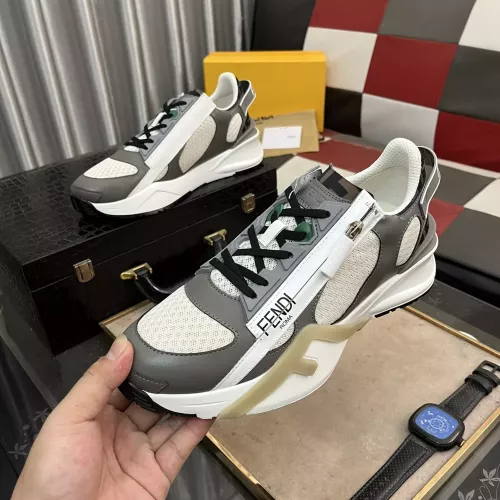 Wholesale Fendi Casual Shoes For Men #1330346 $98.00 USD, Wholesale Quality Replica Fendi Casual Shoes