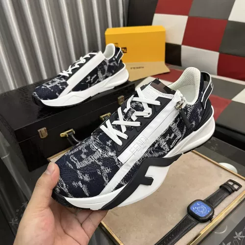 Wholesale Fendi Casual Shoes For Men #1330350 $98.00 USD, Wholesale Quality Replica Fendi Casual Shoes