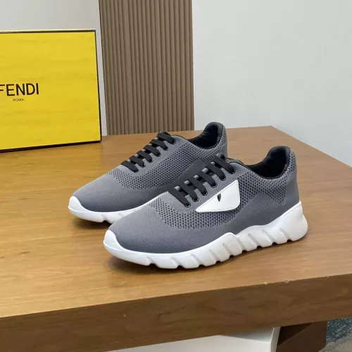 Wholesale Fendi Casual Shoes For Men #1330546 $112.00 USD, Wholesale Quality Replica Fendi Casual Shoes