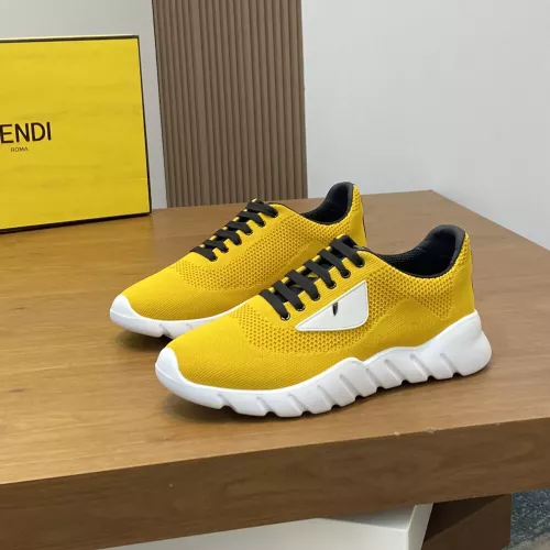 Wholesale Fendi Casual Shoes For Men #1330547 $112.00 USD, Wholesale Quality Replica Fendi Casual Shoes