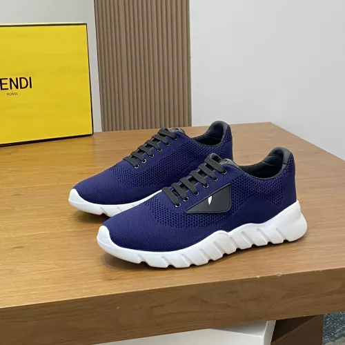 Wholesale Fendi Casual Shoes For Men #1330548 $112.00 USD, Wholesale Quality Replica Fendi Casual Shoes