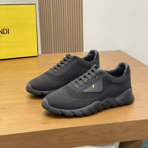 Wholesale Fendi Casual Shoes For Men #1330549 $112.00 USD, Wholesale Quality Replica Fendi Casual Shoes