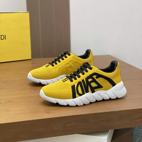 Wholesale Fendi Casual Shoes For Men #1330551 $115.00 USD, Wholesale Quality Replica Fendi Casual Shoes