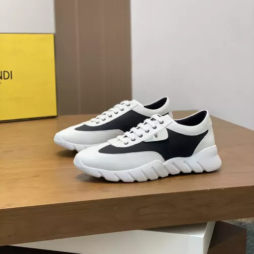 Wholesale Fendi Casual Shoes For Men #1330555 $125.00 USD, Wholesale Quality Replica Fendi Casual Shoes