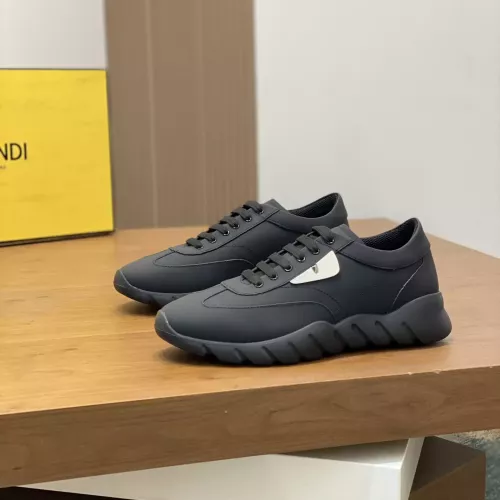 Wholesale Fendi Casual Shoes For Men #1330557 $125.00 USD, Wholesale Quality Replica Fendi Casual Shoes