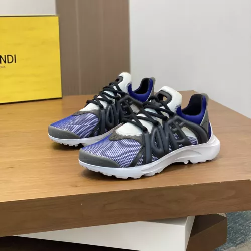 Wholesale Fendi Casual Shoes For Men #1330561 $130.00 USD, Wholesale Quality Replica Fendi Casual Shoes