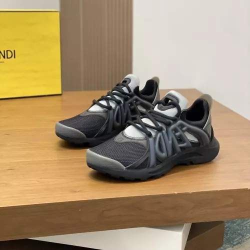 Wholesale Fendi Casual Shoes For Men #1330562 $130.00 USD, Wholesale Quality Replica Fendi Casual Shoes