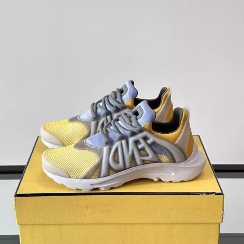 Wholesale Fendi Casual Shoes For Men #1330566 $130.00 USD, Wholesale Quality Replica Fendi Casual Shoes