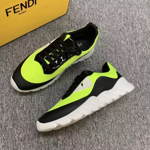 Wholesale Fendi Casual Shoes For Men #1330570 $118.00 USD, Wholesale Quality Replica Fendi Casual Shoes