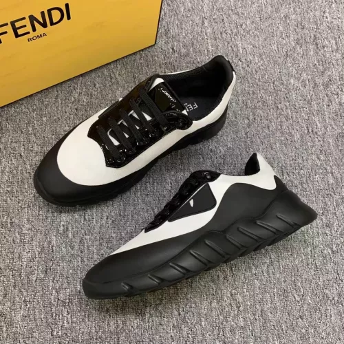 Wholesale Fendi Casual Shoes For Men #1330573 $118.00 USD, Wholesale Quality Replica Fendi Casual Shoes