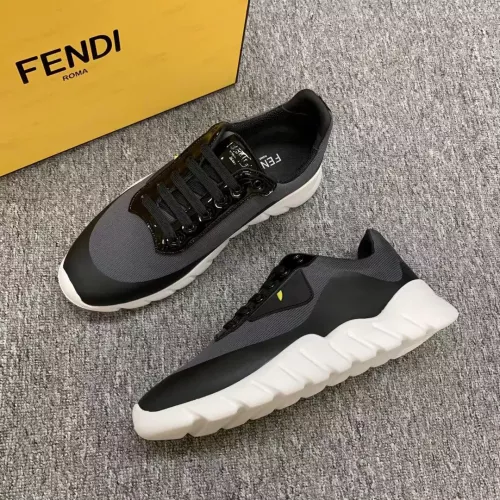 Wholesale Fendi Casual Shoes For Men #1330574 $118.00 USD, Wholesale Quality Replica Fendi Casual Shoes