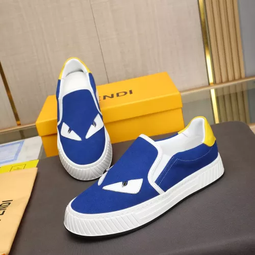Wholesale Fendi Casual Shoes For Men #1330576 $80.00 USD, Wholesale Quality Replica Fendi Casual Shoes
