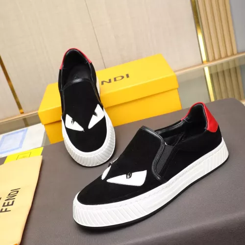 Wholesale Fendi Casual Shoes For Men #1330577 $80.00 USD, Wholesale Quality Replica Fendi Casual Shoes