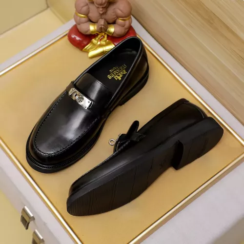 Wholesale Hermes Leather Shoes For Men #1330758 $85.00 USD, Wholesale Quality Replica Hermes Leather Shoes