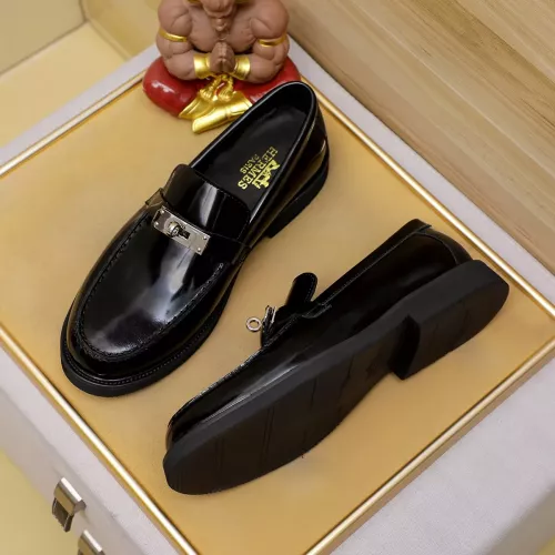 Wholesale Hermes Leather Shoes For Men #1330759 $85.00 USD, Wholesale Quality Replica Hermes Leather Shoes