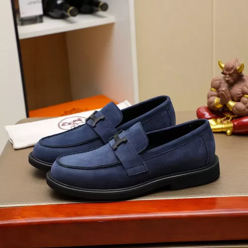 Wholesale Hermes Leather Shoes For Men #1330760 $85.00 USD, Wholesale Quality Replica Hermes Leather Shoes