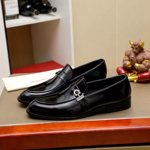 Wholesale Salvatore Ferragamo Leather Shoes For Men #1330780 $85.00 USD, Wholesale Quality Replica Salvatore Ferragamo Leather Shoes