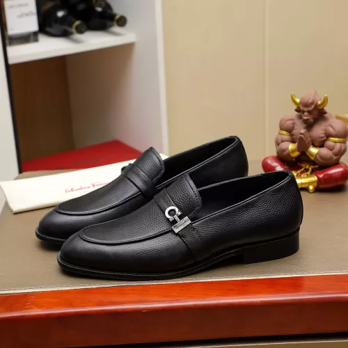 Wholesale Salvatore Ferragamo Leather Shoes For Men #1330782 $85.00 USD, Wholesale Quality Replica Salvatore Ferragamo Leather Shoes